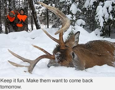 Hey, take a kid hunting this fall!
