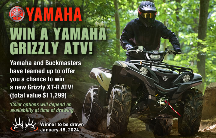 Win a Yamaha Grizzly ATV!