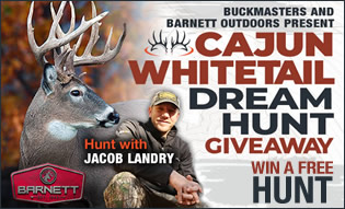 Cajun Whitetail Dream Hunt Giveaway!